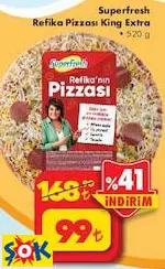 SUPERFRESH REFİKA PİZZASI KİNG EXTRA 520 G